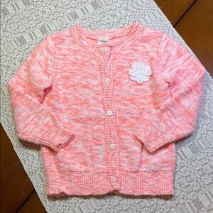 Oshkosh B’gosh Girl’s Lightweight Cardigan Size 2T